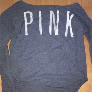long sleeve victoria secret pink shirt